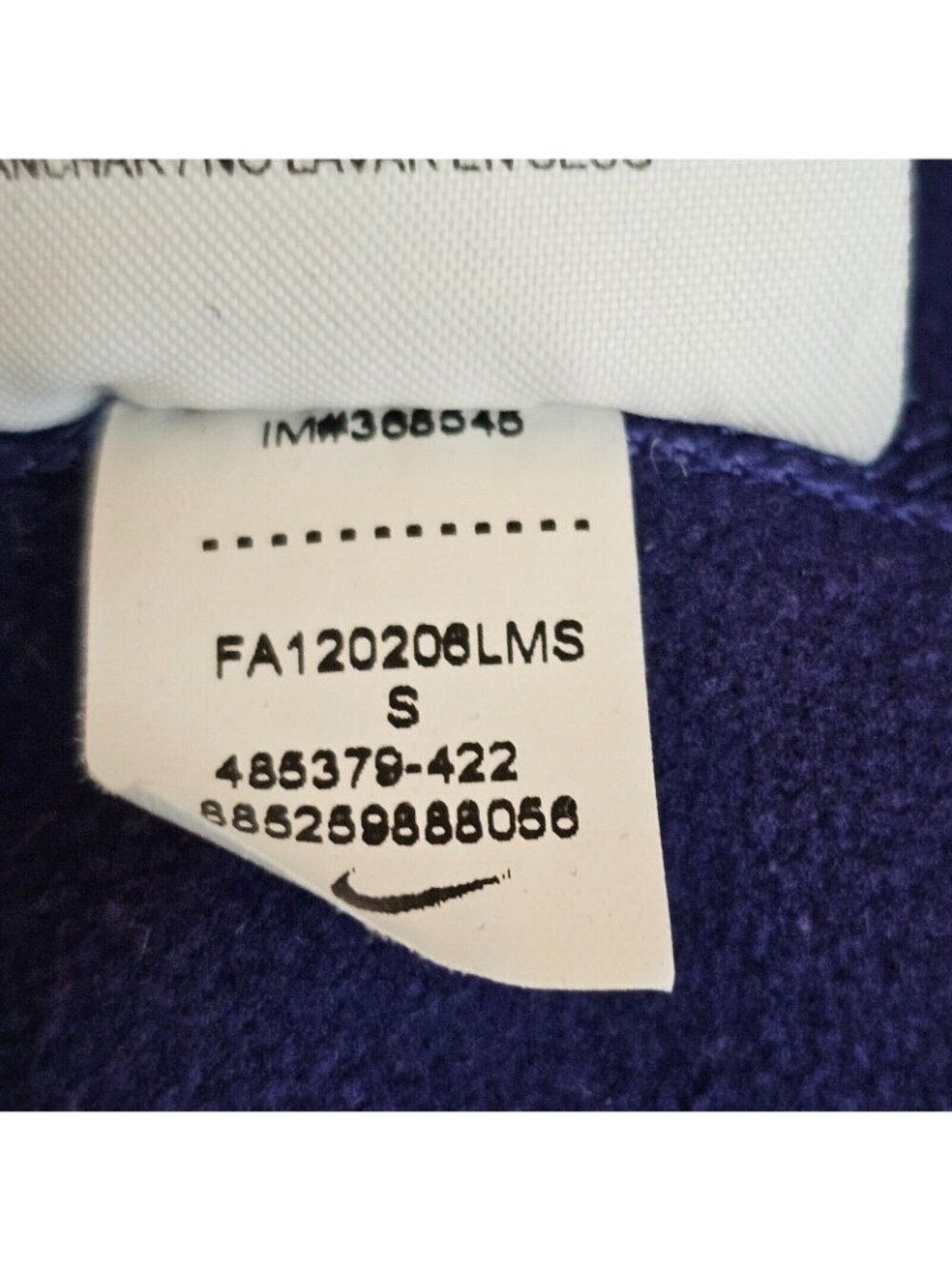 Nike Pro Sweatshirt Womens S Blue 1/2 Zip DriFit Pullover Activewear Athleisure - Picture 11 of 13